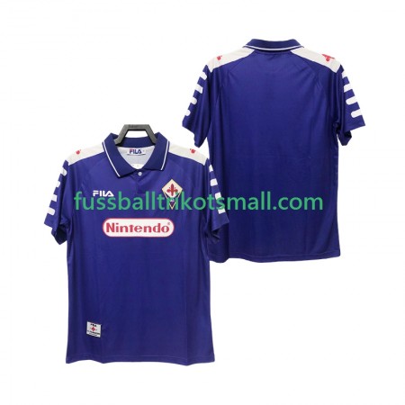 Fußballtrikots ACF Fiorentina 1999 Retro 1998 Kurzarm Heimtrikotsatz kaufen